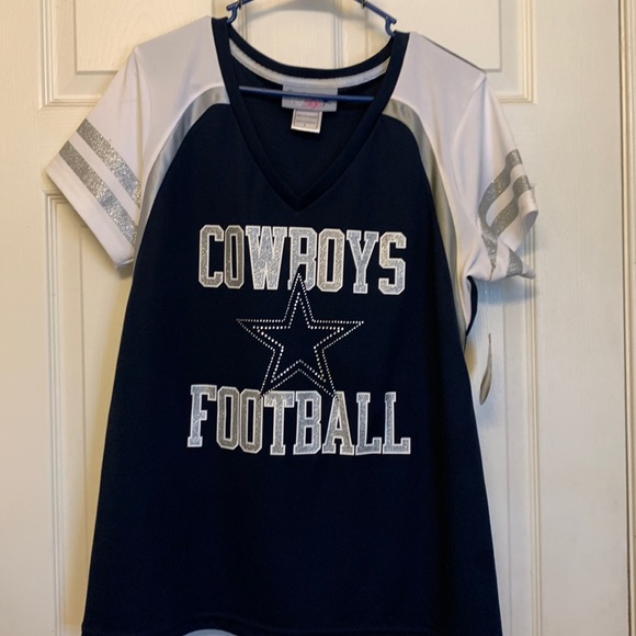 Cowboys Her Style Top Dallas Cowboys Her Style Shirt Size M - Picture 1 of 3